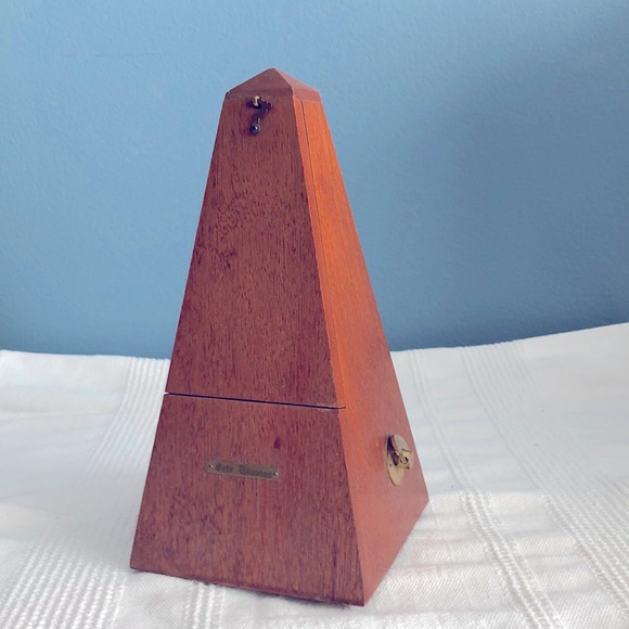 Seth Thomas Other - Vintage Seth Thomas Metronome Music Timing Instrument Wood Brass